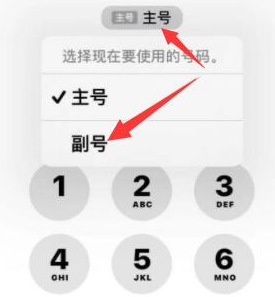 梨树苹果14维修店分享iPhone 14 Pro Max使用副卡打电话的方法 